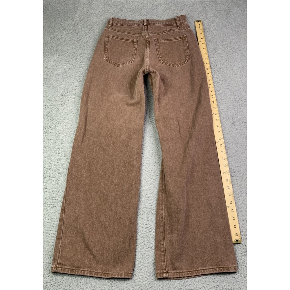 Adika Jeans Womens Size Small High Rise Wide Leg Baggy Factory Distressed Jeans - Picture 10 of 11